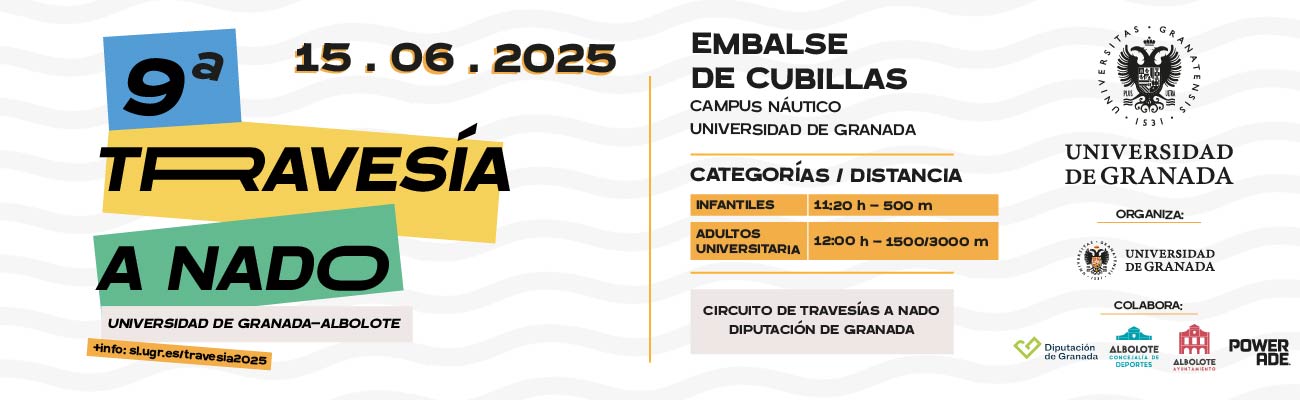 Participa en la 9ª Travesía a Nado Universidad de Granada-Albolote