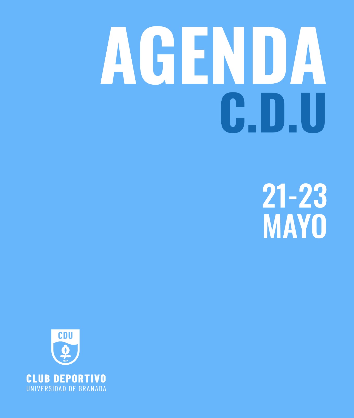 Agenda 21-23 mayo