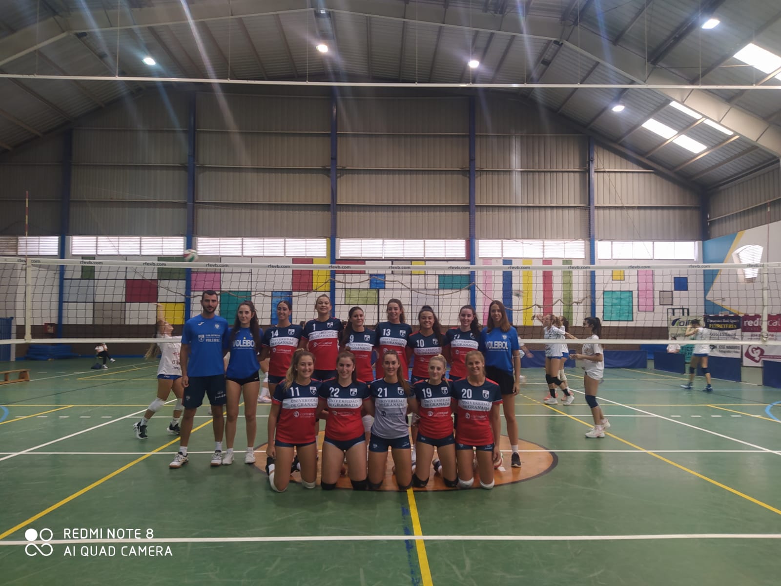 Estreno liguero 2021-2022 conjunto universitario voleibol femenino