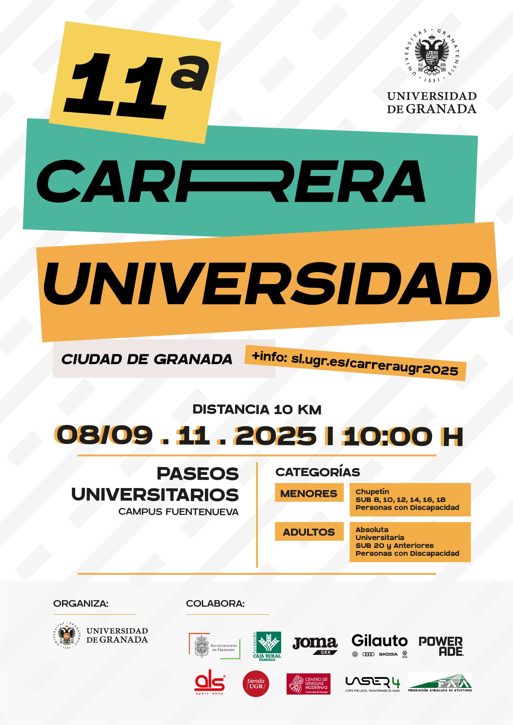 Cartel 11ª carrera UGR