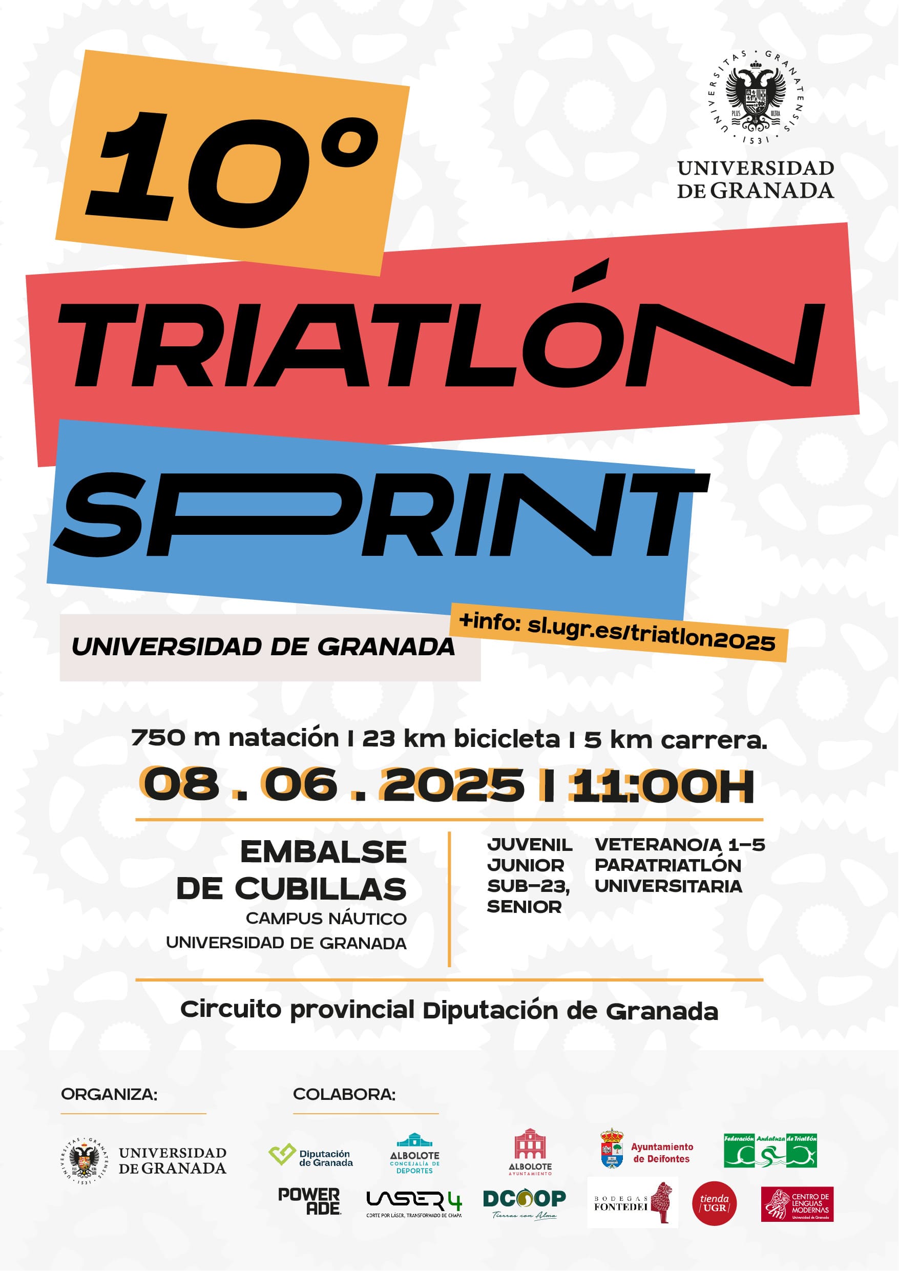 Cartel triatlón
