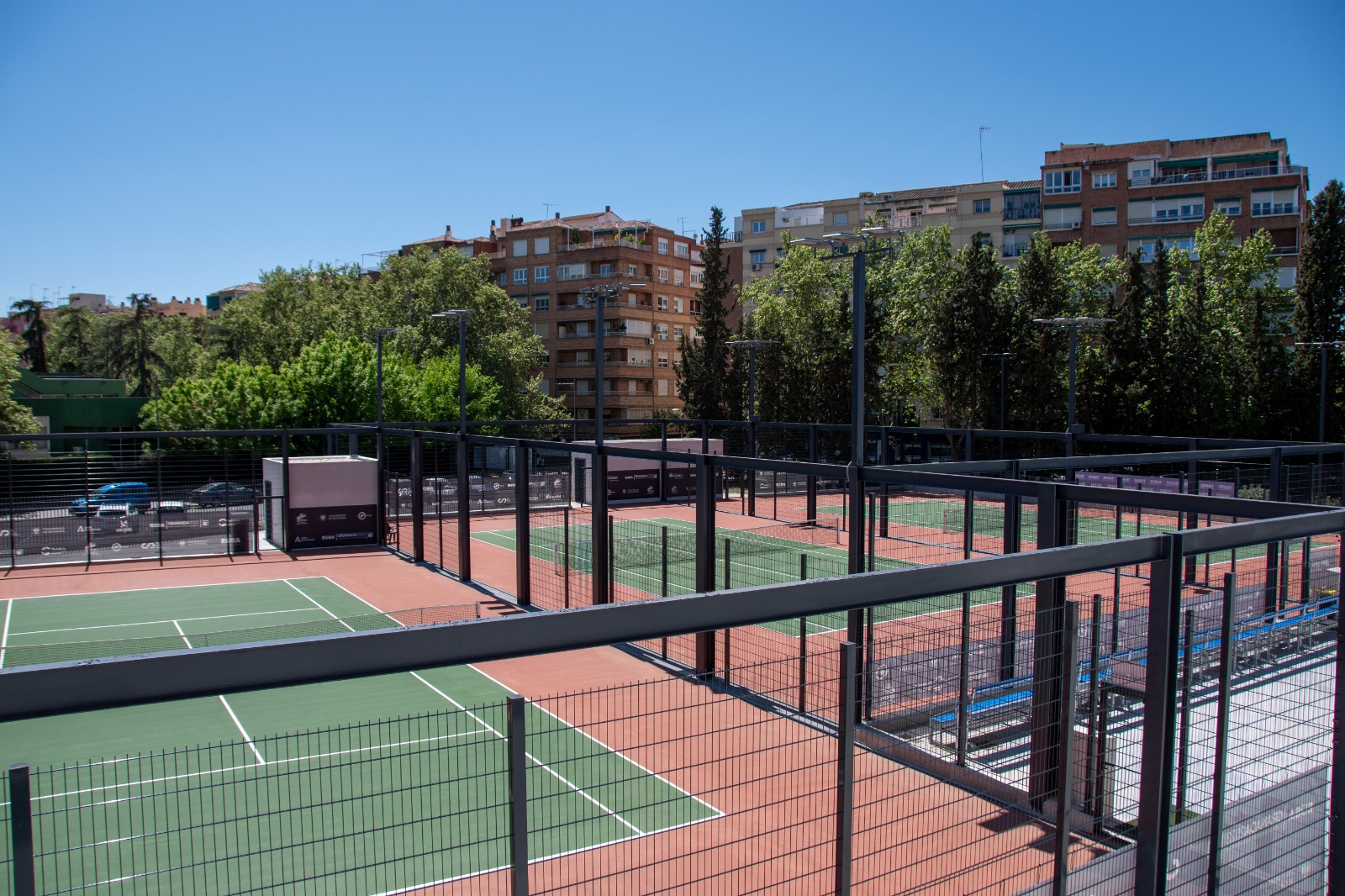 Área deportiva de tenis