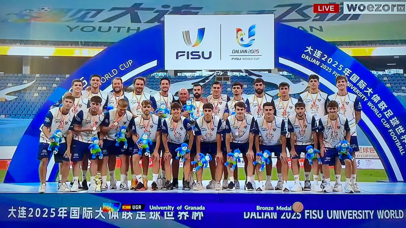 Medalla Bronce Fisu World CUP Football Medalla Bronce