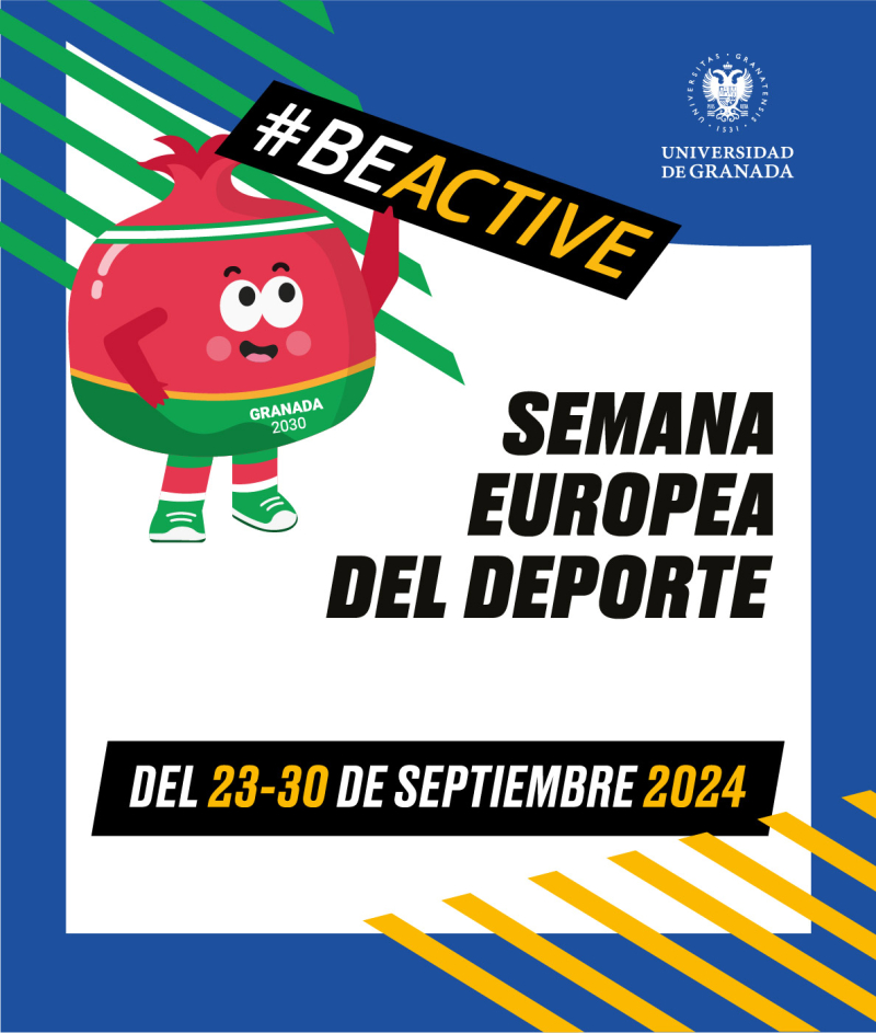 Portada Semana Europea Deportes UGR 2024 Viva celebrando que es la semana europea del deporte
