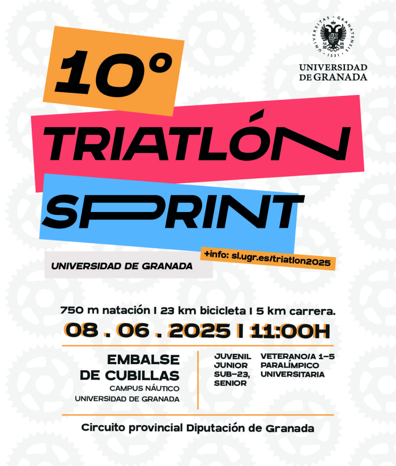 Cartel 10º Triatlón UGR